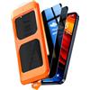 TOCOL Privacy Pellicola Protettiva per iPhone 12 Mini 5,4 Pollici, 25° Reali Anti-Spy, Rimozione Automatica Della Polvere, Copertura Completa, Senza Bolle, Durezza 9H, 2 Pezzi