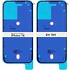 IS-TECK Set di 2 adesivi di ricambio per iPhone 14, 15, 16 Plus, Pro Max, per cover posteriore e custodia, impermeabili, per iPhone 16