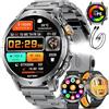 LIGE Smartwatch Uomo,1000mAh,1.7 Smart Watch Militare con Chiamata/Torcia LED,110+ Modalità Sportive,IP68 Impermeabile,Frequenza Cardiaca,Android iOS,3 Braccialetti,2 Caricabatterie,EF24-A