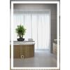 HOMCOM Specchio da bagno con illuminazione a LED, 70 x 50 cm, da parete