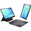 DUX DUCIS Custodia pieghevole DUX DUCIS DK con tastiera wireless adatta a SAMSUNG Tab S10 FE Plus nero