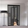 STGAO Zanzariera Magnetica 130 x 240 cm Zanzariera Magnetica per Porte Anti Zanzare Mosche Insetti Rete Fine Tenda, Nero