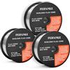 FEIFANKE Filo Animato No Gas E71T-GS Universale per Saldatura MIG MAG D100 per Saldatrice,Filo Di Riempimento Senza Gas 0,9MM, 3KG, 3 Pezzi