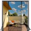 SAILIMAY Zanzariera Magnetica 190x220 cm Nero, Doppia Apertura Laterale, Varie Taglie, Zanzariera per Porta con Chiusura Automatica, per Porta Doppia Porta Scorrevole, Patio, Balcone