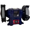 topolenashop SMERIGLIATRICE MOLA DA BANCO 150W 2 DISCHI 2 PIETRE 125MM PROFESSIONALE RBG-125