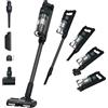 Hoover Aspirapolvere senza filo HF1 CORE Pet con spazzola per peli di animali, 3 modalità di potenza, autonomia 50 minuti, spazzola multi-superficie, Anti-Twist, QuickPark, luci LED, 200W [XEUF1CP]