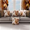 PETTI Artigiani Italiani - Coppia di Federe Cuscino Pasquali 40x40 cm in Microfibra, Cuscini Arredo di Pasqua, per Camera da Letto, Divano, Salotto, Set 2 Fodere Copricuscino, 100% Made in Italy