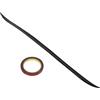 Fydun Spoiler del Bagagliaio Posteriore Dell'auto, Universale Nero Lucido Gomma Striscia di Protezione del Tronco 120x4 Cm/47,2x1,6 Pollici con Biadesivo
