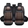 AFQNDHCKP Set Completo Coprisedili Auto, per Ford EcoSport Titanium 2005-2023 2024 2025 2026 Coprisedile Anteriori e Posteriori Copri Sedile Impermeabili Interni Accessori,Brown