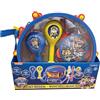 Lexibook, Paw Patrol, Set di 7 strumenti musicali (tamburo, maracas, nacchera, armonica, flauto dolce, tromba, tamburello), Giocattolo musicale, Comodo gioco da trasportare, blu/giallo, K360PA