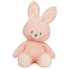 GUND Peluche a forma di coniglietto sostenibile, peluche realizzato con materiali riciclati, regalo per neonati e neonati, rosa/crema, 33 cm