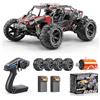 Womaqu Macchina Telecomandata Professionale Brushless 1:14, RC Car 4WD 68 km/h con Roll Cage e Telaio Rinforzato, 2 Batterie 2S LiPo, Pneumatici Doppi, Macchina Radiocomandata Compatibile con 3S