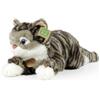 RAPPA Peluche Tigrato Gatto Grigio 40 cm Ecologico