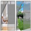 Sekey Zanzariera Magnetica Porta Protezione della Privacy, 100x210 cm, Tenda Magnetica Zanzariera Porta per Balcone, Non Serve Forare, Grigio