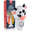 Eurocali Borraccia Termica per Bambini Acciaio Inox Senza BPA 520ml - CapsHero Mucca Cow Cora Borraccia Riutilizzabile Antiodore Doppia Parete 230x70mm - Caldo 12h Freddo 24h - Collezione My Forever Friends