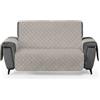 TEXTIL-HOME Textilhome Copridivano CIRCUS 2 Posti Imbottito Trapuntato 110 cm Avorio