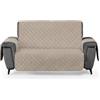 textil-home Textilhome Copridivano CIRCUS 2 Posti Imbottito Trapuntato 110 cm Beige