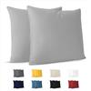 Dreamzie - Federa Cuscino 30x30 cm - Set da 2-100% Cotone - Grigio