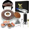 TMEOIIPY Kit Affumicatore Whisky con Torcia e 6 Pietre (senza Butano)