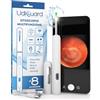 Udivita Otoscopio Pulizia Orecchie Rimozione Cerume con Telecamera 1920p WiFi 3,6mm - UdiGuard Pulitore Orecchie Digitale Compatibile con iPhone iPad Android Bianco - 6 Luci LED Adulti Bambini Animali