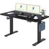 FLEXISPOT Scrivania Regolabile in Altezza 160×80 cm - Con Ganci e Piano Monoblocco 25 mm, Scrivania Ergonomica con Display LED Altezza e Funzione Memoria