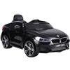 HOMCOM Macchina Elettrica per Bambini BMW 6GT 6V, Macchina Telecomandata con Musica e Fari LED, MP3, Clacson, 106 x 64 x 51 cm, Nero