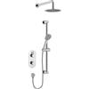 Bristan Molida Miscelatore termostatico per doccia con tecnologia Safe Touch e due uscite, finitura cromata