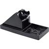 Wablissia Supporto per saldatore con spugna per ferri serie 936 a temperatura controllata, base in resina resistente al calore, supporto stabile per riparazioni elettroniche e lavori di saldatura fai da te