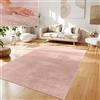 Paco Home Tappeto Salotto e Camera da Letto Moderno a Pelo Corto - Morbido, Lavabile, Antiscivolo, in Finta Pelliccia, Dimensione:240x340 cm, Colore:Pink