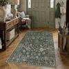 PureCozy Verde Tappeto Salotto 140x200cm Camera da Letto Lavabile in Lavatrice Grandi Tappeti Sala Soggiorno Ufficio Moderno Floreale Carpet Pelo Corto Antiscivolo Rug