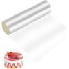 KtbeYTi Torta Collare, 20cm x 10m Acetato per Pasticceria, Rotoli Trasparenti in Acetato Fogli per Dolci Decorazione, di Mousse