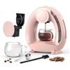 BENFUCHEN Caffettiera monouso con filtro per caffè macinato, caffettiera Americano Mini caffettiera/teiera da una tazza, controllo con un tasto, 4-8 oz di dimensioni di infusione (Rosa)