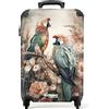 NoBoringSuitcases.com Valigia Bagaglio a Mano, Valigia, Trolley, Trolley Bagaglio a Mano, Valigia 55x40x20, Valigie, Valigia 10 kg, Trolley Bagaglio a Mano 55x40x20 cm (Pappagalli - Blu)