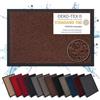 Carpet Diem Zerbino 40 x 60 cm - Tappeto ingresso antisporco - Interno ed Zerbino da Esterno, Tappetino antiscivolo per Porta, Tappeto antisporco per Porta d Ingresso - Marrone