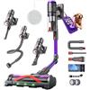 Circlio FURGO Flex V16 Aspirapolvere Senza Fili, 600W/58000Pa/75Min, Scopa Elettrica Senza Fili con Tubo Pieghevole, Tubo flessibile da 1 m, Spazzola per animali, Per Pavimenti/Tappeti