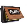 Amilav Collections Shruti Box Strumento Musicale, Puro Legno di Teak Dimensioni (33 x 30,5 x 7,6 cm), Tune 440 Hz, Gig Bag, Colore Naturale, Chiave da C a C (tono basso- Tipo Maschio Reed), Shruti Box