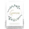 Briefzauber Semi di Fiori Grazie | Idee Regalo e Pensierino Originale | Piccolo Regalo per Colleghi, Maestre e Ospiti | Bomboniere Compleanno Bambini | Segnaposto Comunione (10 pezzi - Grazie Eucalipto)