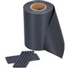 AURACASA Strisce Frangivisto per Recinzione in PVC, Rotolo Verde 19x350cm, 450g/m². Resistente agli Agenti Atmosferici, con 20 Clip di Fissaggio (Grigio Scuro)