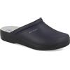 Fly Flot | Man Professional, Zoccoli Sanitari Uomo, Ciabatta con Tomaia in Pelle e Sottopiede in Pelle Scamosciato, Blu, 41