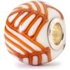 Trollbeads Charm in vetro con grafica calma, realizzato a mano, per braccialetti con ciondoli, gioiello da collezione, regalo per donne