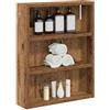 vidaXL Armadio da bagno a muro Legno vecchio 40 x 10 x 50 cm, Mobile bagno moderno, ripiano rettangolare, storage funzionale, soluzione salvaspazio, design elegante