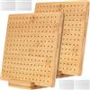 CHUENKUK Granny Square Spanner Grande, 20 x 20 x 1,5 cm, per Granny Square, Wooden Blocking Board all'uncinetto con 40 aghi in acciaio, 2 base per lavori a maglia, uncinetto