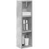 vidaXL Armadio da bagno a muro Grigio Cemento 20 x 14 x 70 cm, Mobile bagno moderno, ripiano rettangolare, storage funzionale, soluzione salvaspazio, design elegante