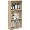 vidaXL Armadio da bagno a muro Rovere Sonoma 30 x 10 x 60,5 cm, Mobile bagno moderno, ripiano rettangolare, storage funzionale, soluzione salvaspazio, design elegante
