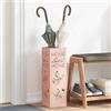 Generico Supporto per Ombrellone Rosa 15.5 x 15.5 x 49 cm Metallo,Casa e Giardino,Forniture domestiche,Immagazzinamento e organizzazione,Ganci e Porta Abiti,Porta ombrelli-868507
