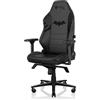 Secretlab Sedia da gioco TITAN Evo 2022 Dark Knight - Sedia per computer reclinabile, ergonomica e confortevole con braccioli 4D, poggiatesta e supporto lombare - Regular - Nero - Pelle ibrida