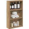 vidaXL Armadio da bagno a muro Rovere Artigianale 30 x 10 x 50 cm, Mobile bagno moderno, ripiano rettangolare, storage funzionale, soluzione salvaspazio, design elegante