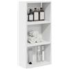 vidaXL Armadio da bagno a muro Bianco 30 x 16 x 62,5 cm, Mobile bagno moderno, ripiano rettangolare, storage funzionale, soluzione salvaspazio, design elegante