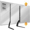 RICOO Supporto TV da tavolo FS502 Televisore 30-65" (76-165 cm) Staffa universale Piedistallo televisione LED/LCD/Curvo VESA 200 x 200-800 x 400 Nero