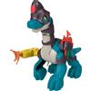 Fisher-Price Imaginext Jurassic World - Brachiosauro Grandi Esplorazioni, Dinosauro con Power Pad per alzare e abbassare la Testa, Lanciatore e 4 proiettili Giocattolo Inclusi, JMV06